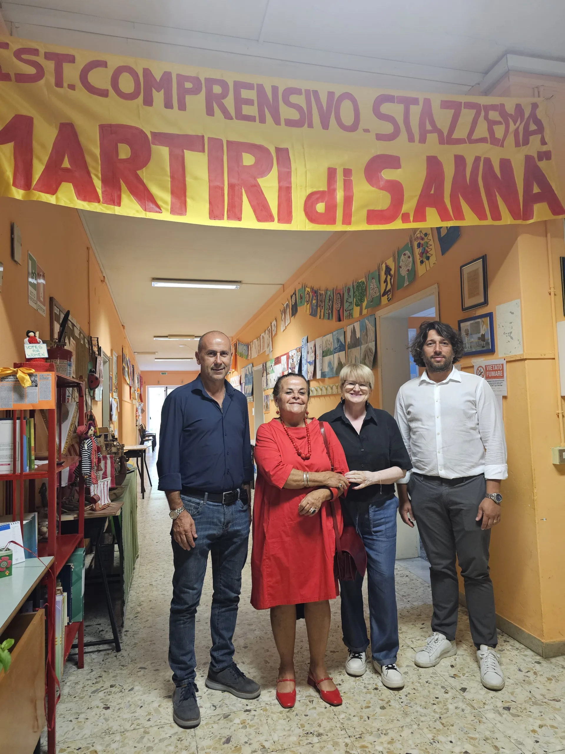 Da sinistra Maurizio Verona Anna Guidi Silvia Gori Alessando Pelagatti